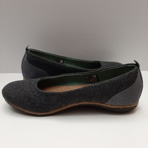 SOLE X RECORK Grace Carbon Neutral Slip-On Comfort Flat Shoes Grey Sz 6.5 - Picture 11 of 14